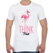 PRINTFASHION thinkpink - Férfi póló - Fehér férfi póló