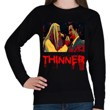 PRINTFASHION THINNER - Női pulóver - Fekete női pulóver, kardigán