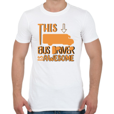 PRINTFASHION This bus driver - Férfi póló - Fehér