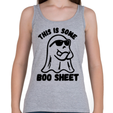 PRINTFASHION This is some BOO SHEET (bullshit) - Női atléta - Sport szürke női trikó