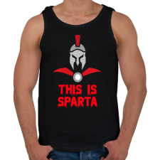 PRINTFASHION This is Sparta 3 - Férfi atléta - Fekete atléta, trikó