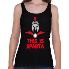 PRINTFASHION This is Sparta 3 - Női atléta - Fekete női trikó