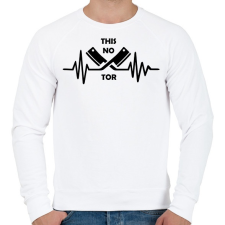 PRINTFASHION This no tor - Férfi pulóver - Fehér férfi pulóver, kardigán