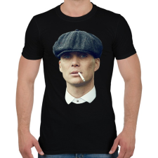 PRINTFASHION Thomas Shelby - Férfi póló - Fekete férfi póló