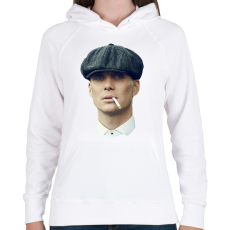PRINTFASHION Thomas Shelby - Női kapucnis pulóver - Fehér