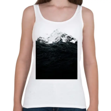 PRINTFASHION Those waves were like mountains - Női atléta - Fehér