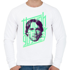 PRINTFASHION Though guy - Férfi pulóver - Fehér