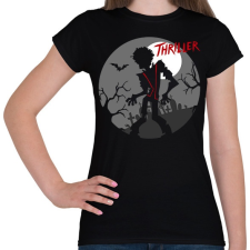 PRINTFASHION Thriller MJ - Női póló - Fekete női póló