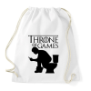 PRINTFASHION Throne of games - Sportzsák, Tornazsák - Fehér