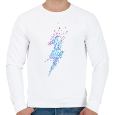 PRINTFASHION Thunderbirds - Férfi pulóver - Fehér férfi pulóver, kardigán