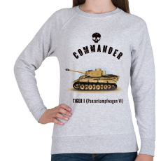 PRINTFASHION tiger1 - Női pulóver - Sport szürke