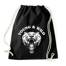 PRINTFASHION Tiger - Sportzsák, Tornazsák - Fekete tornazsák