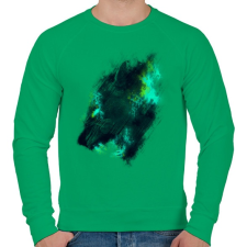 PRINTFASHION Tigriscsavar - Férfi pulóver - Zöld férfi pulóver, kardigán