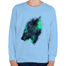 PRINTFASHION Tigriscsavar - Gyerek pulóver - Világoskék gyerek pulóver, kardigán