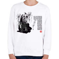 PRINTFASHION tigrises kép - Gyerek pulóver - Fehér gyerek pulóver, kardigán