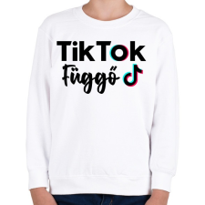 PRINTFASHION Tik Tok Függő - Gyerek pulóver - Fehér gyerek pulóver, kardigán