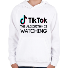 PRINTFASHION tiktok2 - Gyerek kapucnis pulóver - Fehér gyerek pulóver, kardigán