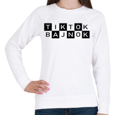 PRINTFASHION TikTok Bajnok - Női pulóver - Fehér női pulóver, kardigán