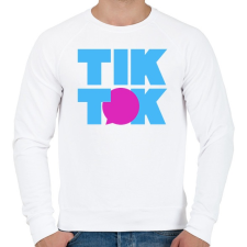 PRINTFASHION TikTok komment - Férfi pulóver - Fehér férfi pulóver, kardigán