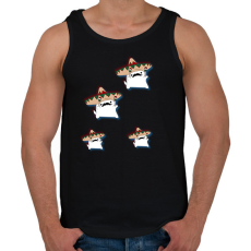 PRINTFASHION Tiktok mexikói cica - Férfi atléta - Fekete