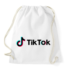 PRINTFASHION TikTok   - Sportzsák, Tornazsák - Fehér tornazsák