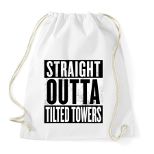 PRINTFASHION Tilted Towers - Sportzsák, Tornazsák - Fehér tornazsák