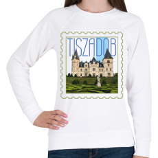 PRINTFASHION Tiszadob - Női pulóver - Fehér