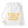 PRINTFASHION Tiszta térben tiszta gondolatok - Sportzsák, Tornazsák - Fehér
