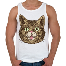 PRINTFASHION Tita - Férfi atléta - Fehér