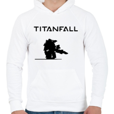 PRINTFASHION Titanfall - Férfi kapucnis pulóver - Fehér