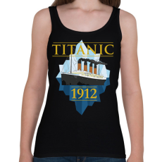 PRINTFASHION Titanic 1912 - Női atléta - Fekete
