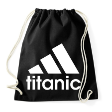 PRINTFASHION Titanic 2 - Sportzsák, Tornazsák - Fekete tornazsák