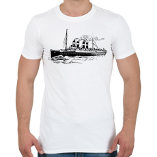 PRINTFASHION Titanic - Férfi póló - Fehér
