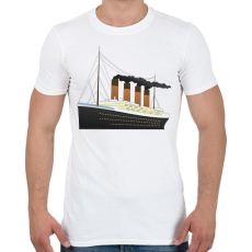 PRINTFASHION Titanic - Férfi póló - Fehér