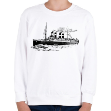 PRINTFASHION Titanic - Gyerek pulóver - Fehér