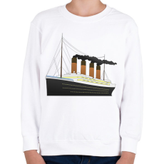 PRINTFASHION Titanic - Gyerek pulóver - Fehér