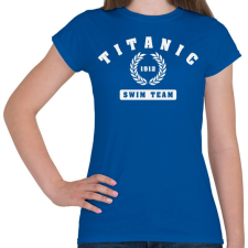 PRINTFASHION titanic-swim-team-white - Női póló - Királykék női póló