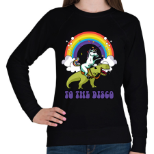 PRINTFASHION To the disco - Női pulóver - Fekete női pulóver, kardigán