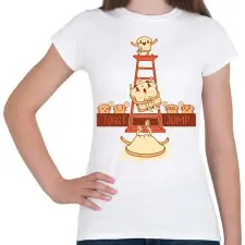 PRINTFASHION Toast magasugrás - Női póló - Fehér női póló