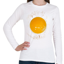 PRINTFASHION Tojás - Női hosszú ujjú póló - Fehér női póló