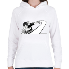 PRINTFASHION Toji Fushiguro - Női kapucnis pulóver - Fehér női pulóver, kardigán