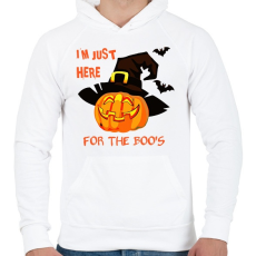 PRINTFASHION Tök boszorkány - Férfi kapucnis pulóver - Fehér