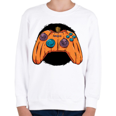 PRINTFASHION Tök joystick - Gyerek pulóver - Fehér
