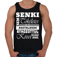 PRINTFASHION Tökéletes asztalos - Férfi atléta - Fekete atléta, trikó