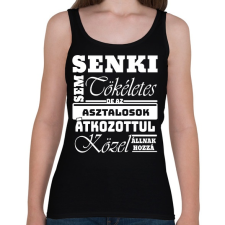 PRINTFASHION Tökéletes asztalos - Női atléta - Fekete női trikó