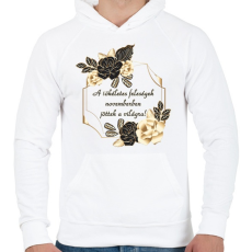 PRINTFASHION Tökéletes feleség szülinapja november - Férfi kapucnis pulóver - Fehér
