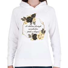 PRINTFASHION Tökéletes feleség szülinapja november - Női kapucnis pulóver - Fehér női pulóver, kardigán