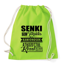 PRINTFASHION Tökéletes kamionos - Sportzsák, Tornazsák - Limezöld tornazsák