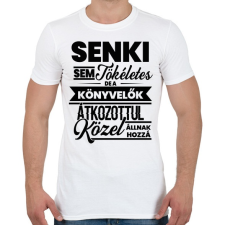 PRINTFASHION Tökéletes könyvelő - Férfi póló - Fehér férfi póló