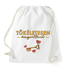 PRINTFASHION Tökéletesen összeillünk 2 - Páros póló - Sportzsák, Tornazsák - Fehér tornazsák